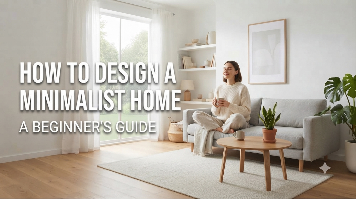 HOW TO DESIGN A MINIMALIST HOME: A BEGINNER’S GUIDE